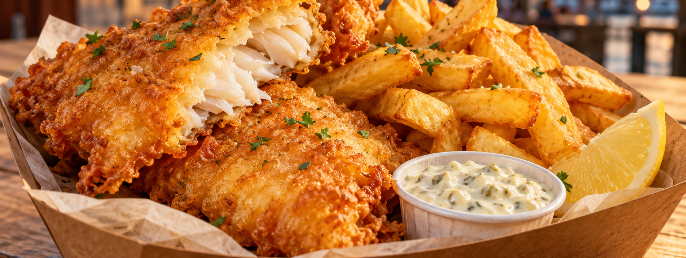 aussschnitt fish and chips